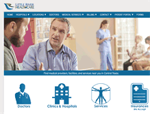 Tablet Screenshot of lrhealthcare.com